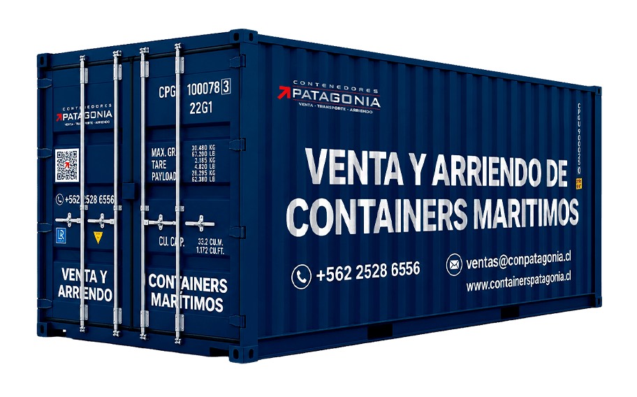 Contenedor marítimo de 20 pies One Trip prácticamente nuevo